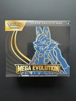 Pokemon TCG - Mega Evolutions - Lucario Elite Trainer Box - New - Small Tear - Image 1