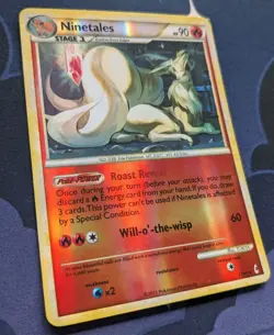Ninetales 17/95 Reverse Holo Pokemon Card Pokemon TCG HGSS Call Of Legends NM - Image 3