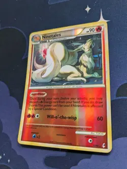 Ninetales 17/95 Reverse Holo Pokemon Card Pokemon TCG HGSS Call Of Legends NM - Image 4