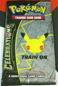 1x Pokemon Celebrations Booster Pack 25th Anniversary SEALED BRAND NEW IN HAND - Image 1