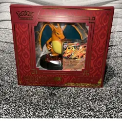 Pokemon TCG Charizard EX Super-Premium Collection Factory Sealed 10 Packs - Image 1