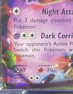 Pokemon TCG Gengar EX 34/119 XY - Phantom Forces Ultra Rare Holo - Image 4