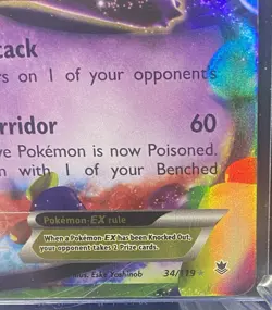 Pokemon TCG Gengar EX 34/119 XY - Phantom Forces Ultra Rare Holo - Image 5