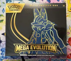 Pokemon Mega Evolution Lucario Elite Trainer Box ETB New, Small Tear See Desc*** - Image 1