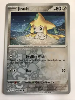Pokemon TCG Stellar Crown Jirachi Reverse Holofoil 098/142 NM - Image 1
