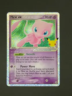 Mew EX 88/92 25th Anniversary Pokemon Celebrations TCG NM (A2) - Image 1
