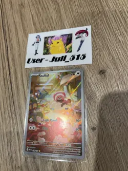 Stufful 154/132 Illustration Rare - Mega Evolutions Pokemon TCG Near Mint - Image 1