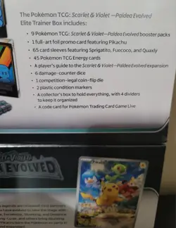 POKEMON TCG Scarlet & Violet Paldea Evolved Etb Elite Trainer Box -(lot Of 2) - Image 3