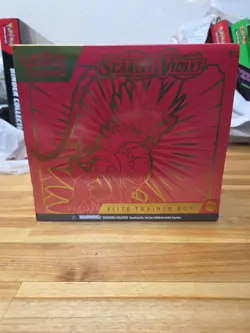Pokemon TCG Scarlet and Violet ETB Elite Trainer Box Koraidon, New Sealed - Image 1