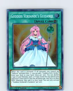 Yu-Gi-Oh TCG Goddess Verdande's Guidance SHVA-EN009 1st Edition Super Rare NM - Image 1