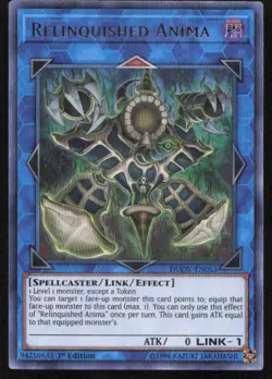 Yu-Gi-Oh #DUOV-EN053 Relinquished Anima Ultra Rare (1st Edition) - Image 1