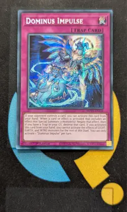 MP25-EN116 Dominus Impulse Prismatic Secret Rare 1st Edition YuGiOh - Image 1