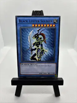 Black Luster Soldier YGLD-ENA01 King of Games: Yugi's Legendary Decks 1st... - Image 1