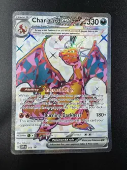 Charizard EX 056 Scarlet & Violet Promo Holo Card NM Condition - Image 1