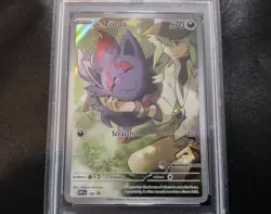 PSA 9 N's Zorua SVP 189 (Pokemon Center) Stamped Black Star Promo Pokemon Card - Image 2