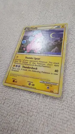 Flaaffy (#3) 3/30 HGSS Trainer Kit: Gyarados & Raichu Pokemon Card- MP Condition - Image 3