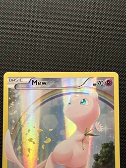 Mew XY110 - XY Black Star Promo Holo Foil Full Art Pokemon Card - LP - Image 3