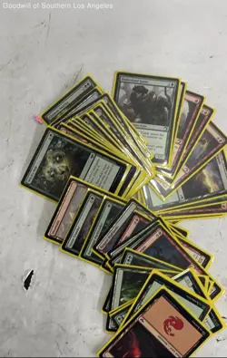 Assorted Lot of Magic the Gathering Trading Cards W/ Card Sleeves - Image 3