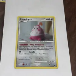 Happiny 14/17 Common POP Series 8 Holo Pokemon Card - Image 2