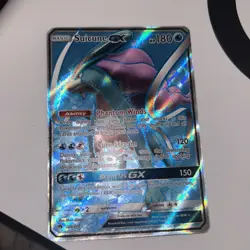 Pokemon TCG Suicune GX Lost Thunder Holo Full Art Ultra Rare Card 200/214 NM - Image 1