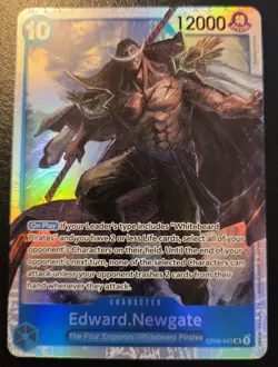 Edward.Newgate OP08-043 Foil Super Rare Two Legends One Piece Card Game - Image 1