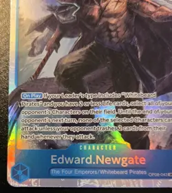 Edward.Newgate OP08-043 Foil Super Rare Two Legends One Piece Card Game - Image 4