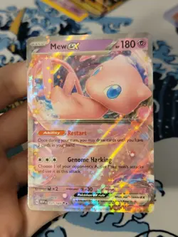 Mew ex 151/165 Sv: Scarlet & Violet 151 Holo LP Pokemon Card - Image 1