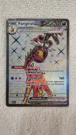 Farigiraf ex 194/162 SV05: Temporal Forces Holo Pokemon Card - NM Condition - Image 1