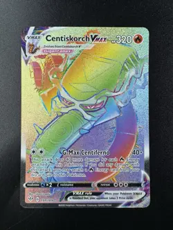 Pokemon TCG Centiskorch VMAX Holo Card Secret, 191/189, SWSH03: Darkness Ablaze - Image 1