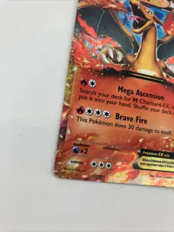 Pokemon TCG Charizard EX XY17 Promo Ultra Rare Card MP Ships Fast - Image 5