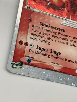 Magmar ex 100/109 Holo Rare Ruby and Sapphire Pokemon Card HP - Image 3