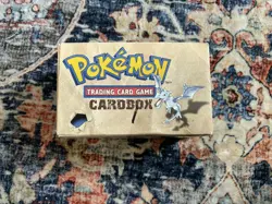 1999 Vintage Pokemon Card Fossil Card Box Wizards Of The Coast full of cards - Image 1