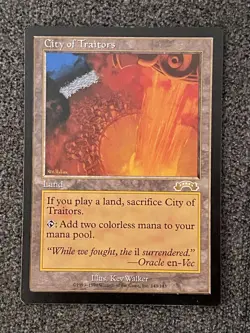 City of Traitors #143 MTG EXO English Excellent Condition - Image 1