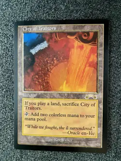 City of Traitors #143 MTG EXO English Excellent Condition - Image 2