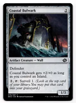 Coastal Bulwark The Brothers' War 076 BRO MTG Magic The Gathering - Image 1