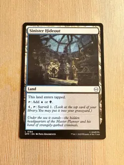 Sinister Hideout - 184 - MTG: Spider-Man: Eternal-Legal - Common - Regular - Image 1