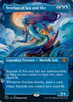 Svyelun of Sea and Sky (Borderless) -Foil Near Mint MTG Modern Horizons 2 - Image 1