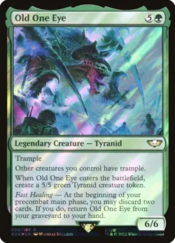 Old One Eye - 096* - NM - Warhammer 40,000 Commander (40K) - Surgefoil - MTG - Image 1