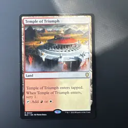 Temple of Triumph 0344 Non Foil Rare Bloomburrow Commander MTG NM - Image 1