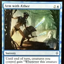 Arm with Aether - Reg - MTG - New Phyrexia - 28/175 - UNCOMMON ~ NM - Image 1