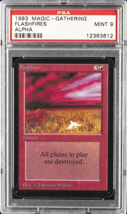 1993 MTG ALPHA FLASHFIRES PSA 9 - Image 1