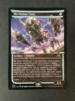 MTG Kamigawa: Neon Dynasty #402 Mechtitan Core (Showcase) NM - Image 1
