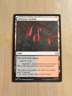 Ominous Asylum - 181 - MTG: Spider-Man: Eternal-Legal - Common - Regular - Image 1