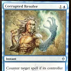 Corrupted Resolve - Reg - MTG - New Phyrexia - 32/175 - UNCOMMON ~ NM - Image 1