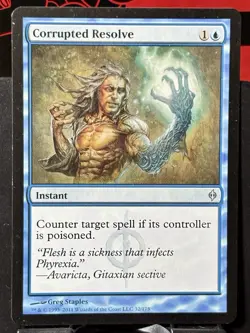 Corrupted Resolve - Reg - MTG - New Phyrexia - 32/175 - UNCOMMON ~ NM - Image 3