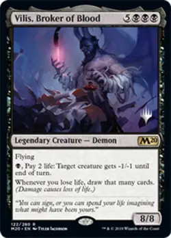 Vilis, Broker of Blood - Promo Pack - Promo Pack: Core Set 2020 #122 MTG Magic T - Image 1