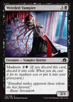 Weirded Vampire -Foil Light Play MTG Eldritch Moon - Image 1