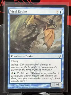 Viral Drake - Reg - MTG - New Phyrexia - 49/175 - UNCOMMON ~ NM - Image 2
