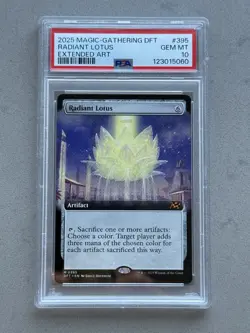 ~ PSA 10 ~ Radiant Lotus #395 Extended Art - MTG - Aetherdrift (DFT) - Image 1