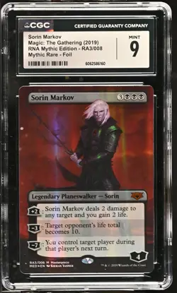 SORIN MARKOV Masterpiece Series: Mythic Edition Foil Mythic CGC 9 MTG - Image 1